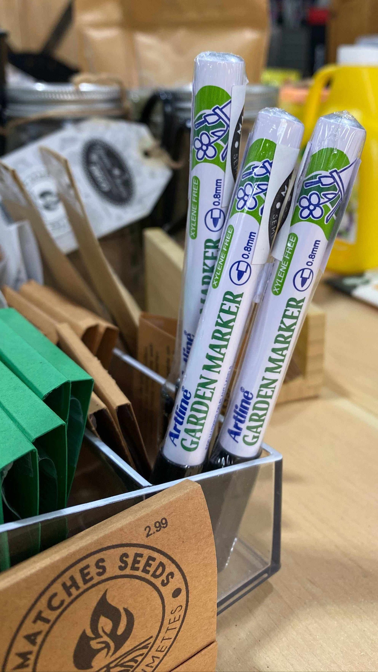 Individual Artline EK-780 Garden Marker is ideal for plant labels.