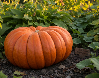Cinderella Pumpkin Rouge Vif d’Etampes French Heirloom
