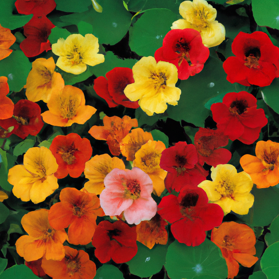 Nasturtium - Dwarf Jewel Mix – Matches Seeds