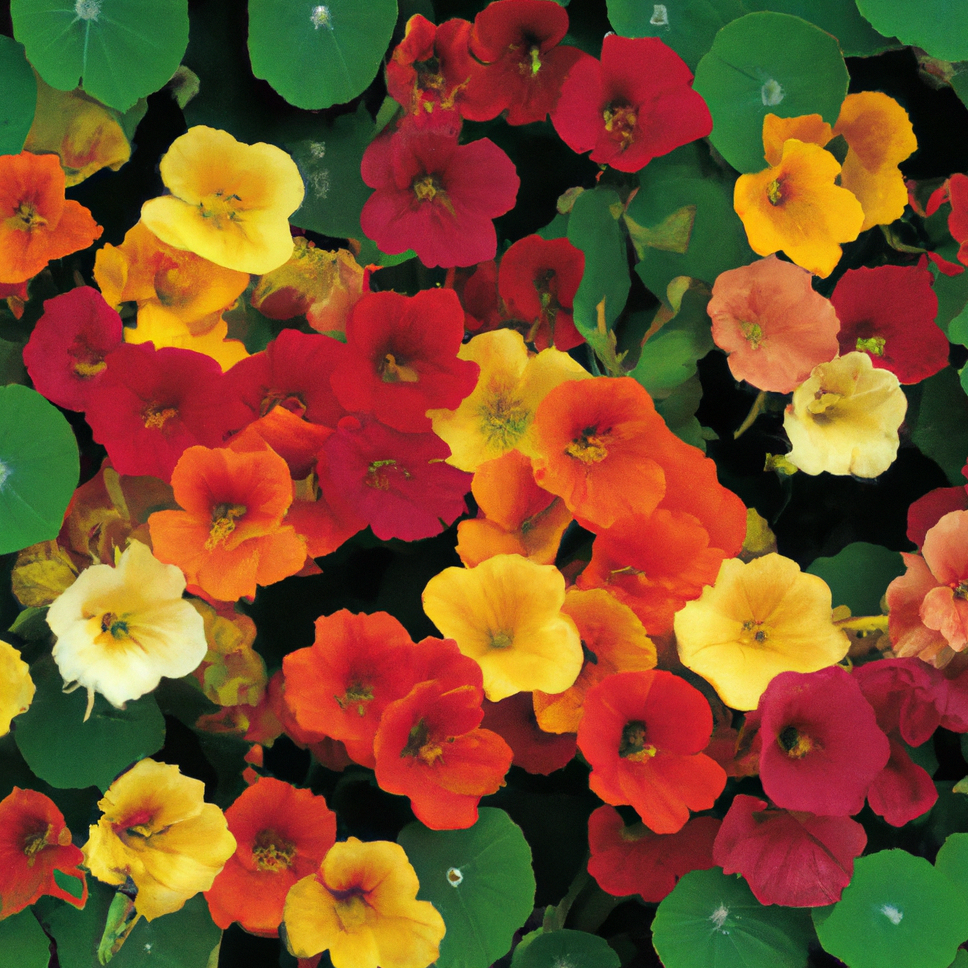 Nasturtium - Dwarf Jewel Mix – Matches Seeds